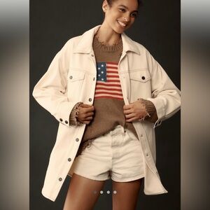 Pilcro denim shacket